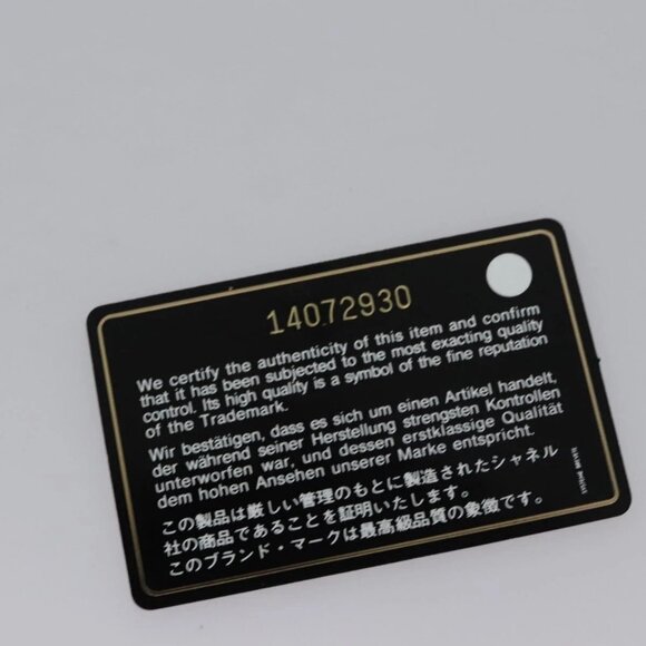 CHANEL Chain Shoulder Bag Enamel Silver CC Auth - Picture 9 of 16